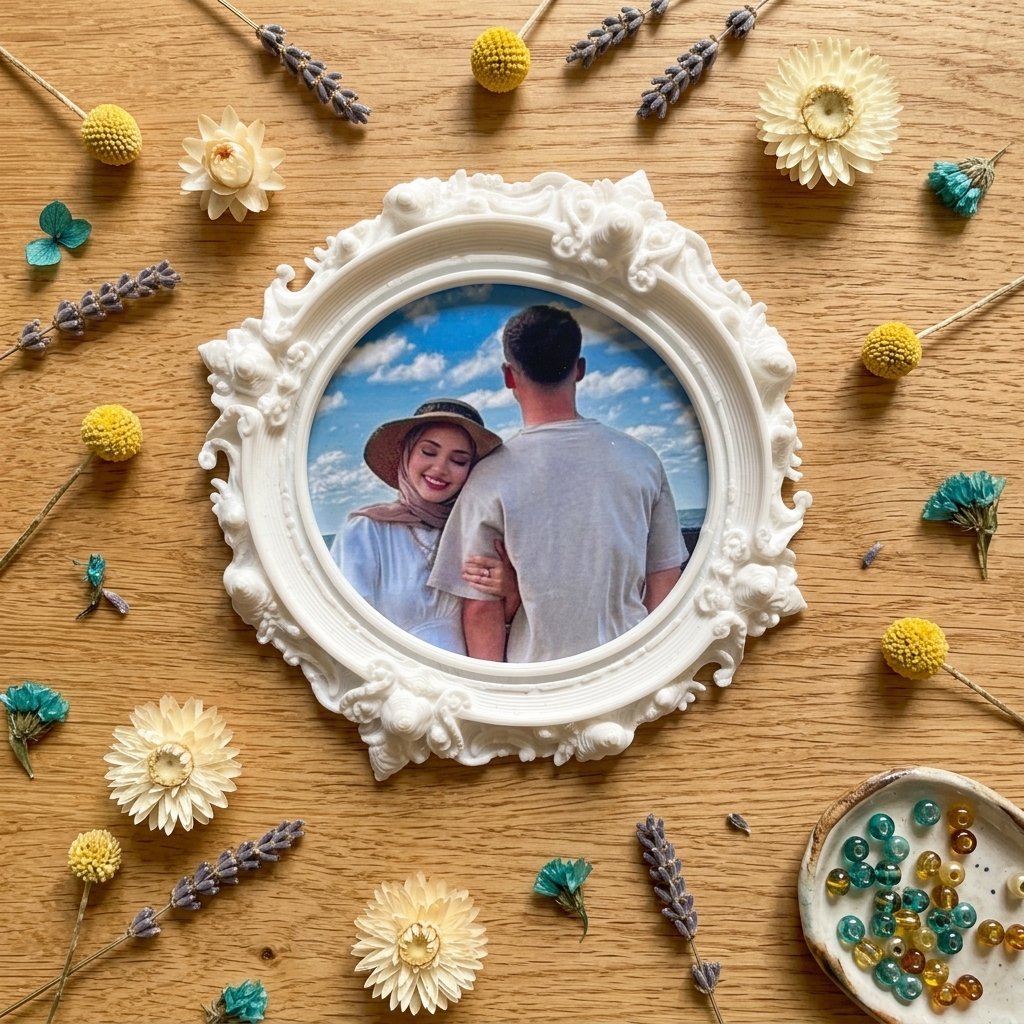 vintage photo frames/fridge magnet