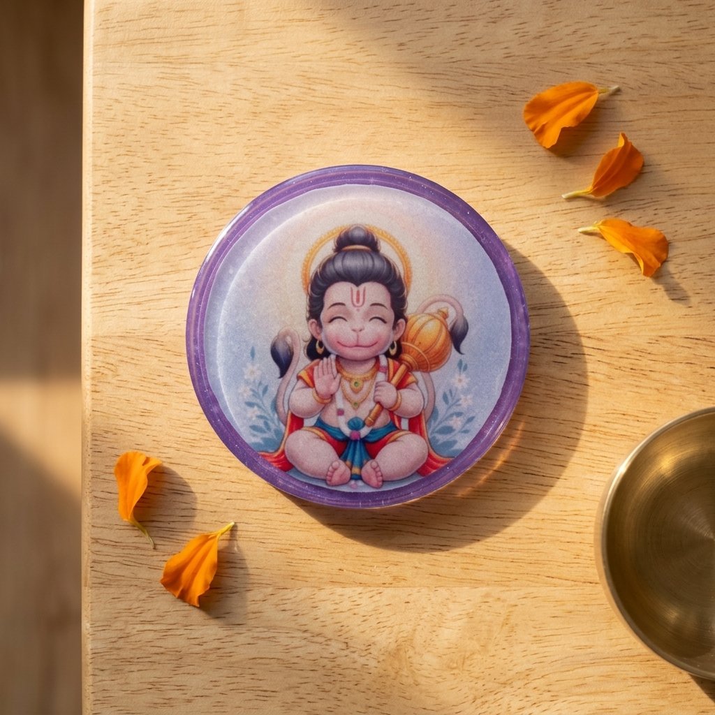 Resin Fridge Magnets | 2-Inch Round Spiritual Home Decor