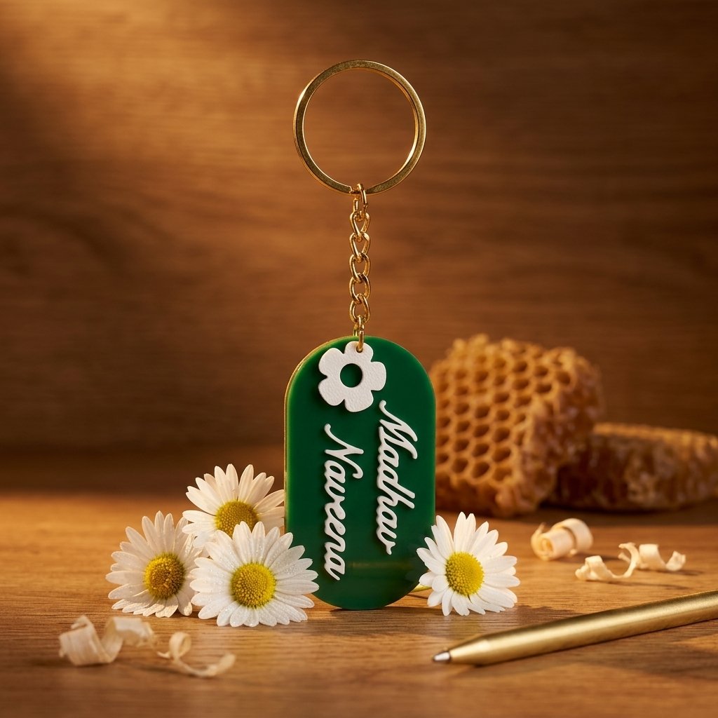 Personalized Couple Name Keychain