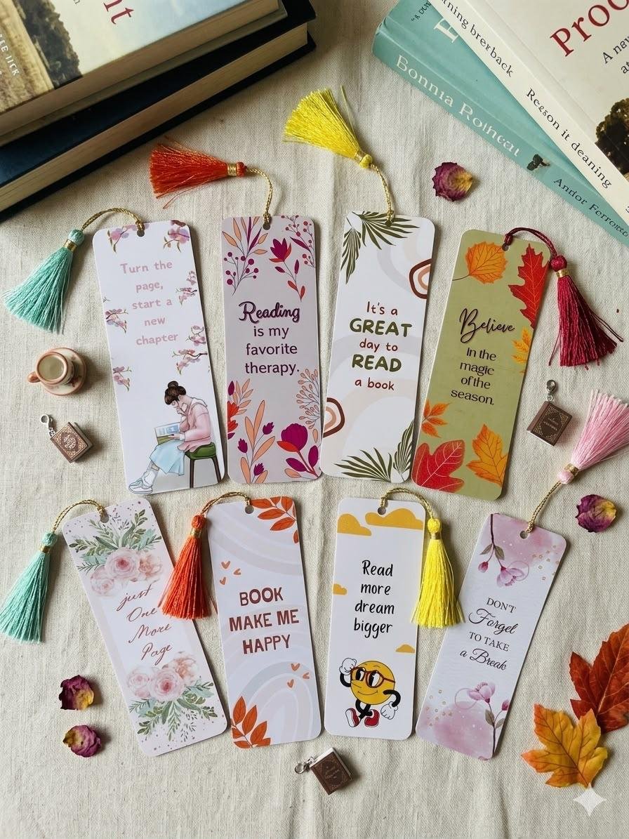 photo strip bookmark with tassel