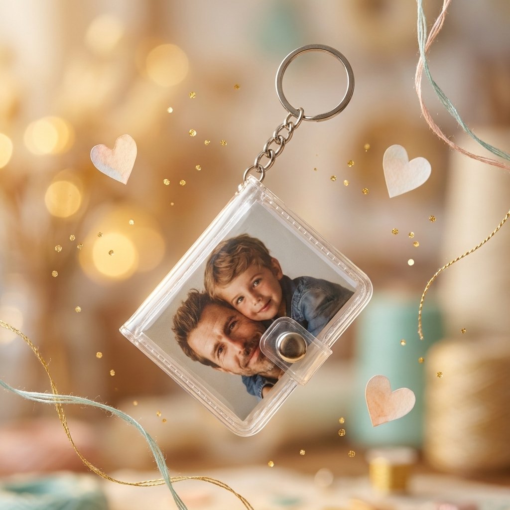 Mini Photo Album Keychain