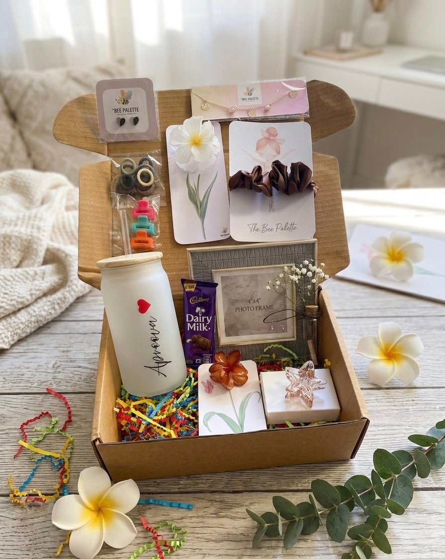 the bee palette's "green dreamer's curated hamper"