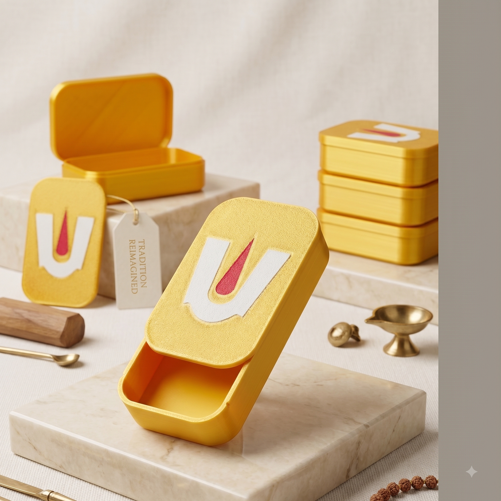 govinda namam haldi kumkum box