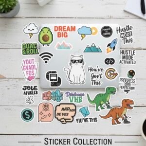 Premium Cartoon Sticker Collection!