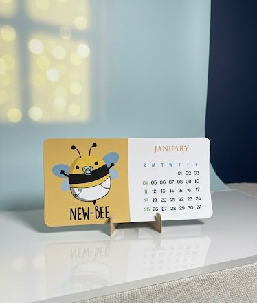 bee themed desk calendar bee themed desk calendar