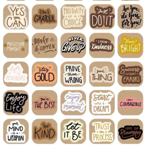 Motivational Quote Sticker Packs!