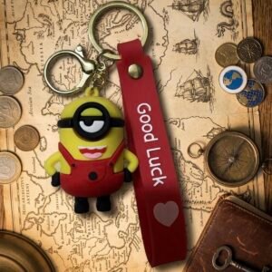 hello kitty red scooter keychain