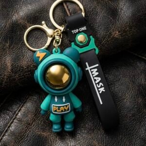 hello kitty red scooter keychain