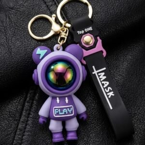 hello kitty red scooter keychain